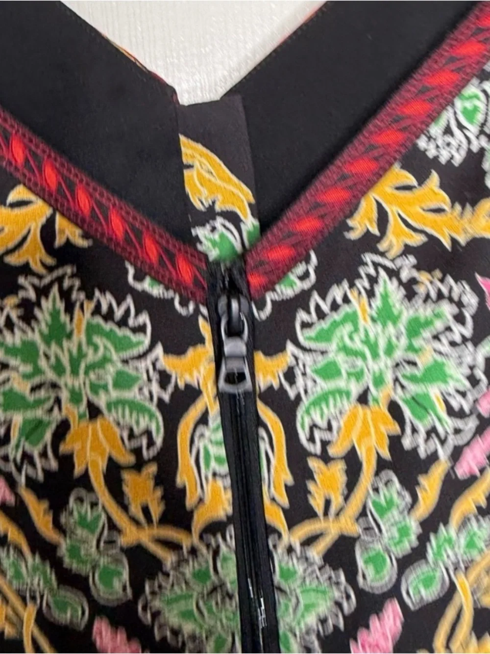 Alice + Olivia Black Multicolor Floral Mini Dress - Picture 5 of 9
